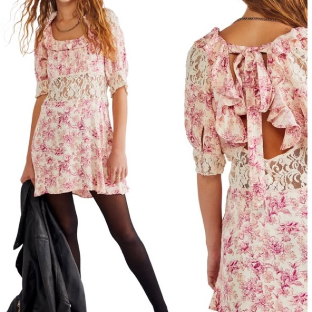Free People Lucie Mini Dress Size 0 NWT